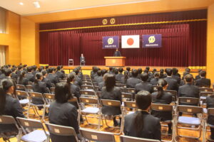 冬季休暇前集会、伝達表彰